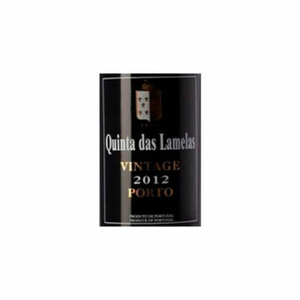 Quinta das Lamelas Vintage 2012 etiket