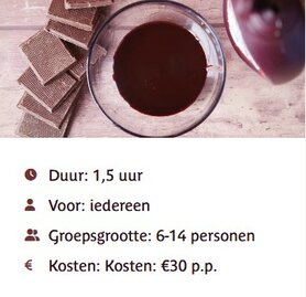 Chocolade en port proeverij Bij Freddie